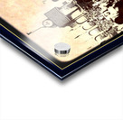 1966 Notre Dame at USC Ticket and Photo Acrylic print