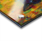 Black cat acrylic painting Acrylic print