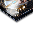The Golden Pearl Headdress Of Rianne Velalois Captivating AI Concept Art by Xzendor7 Acrylic print