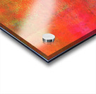 Square apple abstract acrylic painting Acrylic print