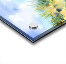 Beach summer watercolor painting Acrylic print