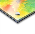 With love sunflower watercolor painting  Acrylic print