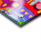 Abstract Village Life Acrylic print