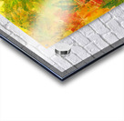 abstract fall leaves acrylic painting  Acrylic print