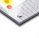 Colorful dots floating watercolor painting Acrylic print