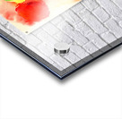 Red poppies watercolor painting Acrylic print