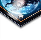 Portrait Of Pyralia The Moonlit Horned Sentinel Stunning AI Concept Art by Xzendor7 Acrylic print