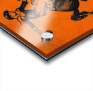 1950s Oklahoma State Cowboys Sketch Art Acrylic print