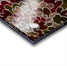 Abstract Brown Oak with Falling Leaves Acrylic print