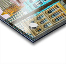 Streetcar and colorful buildings New Orleans Louisiana Acrylic print