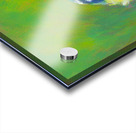 Portrait of Eurasian blue tit acrylic painting  Acrylic print