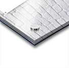 Black cat silhouette watercolor painting Acrylic print