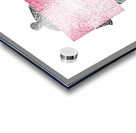 Hamsa Micro-Blessing with a Red Rolled Texture Acrylic print