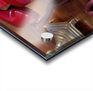 Red rotary phone Acrylic print