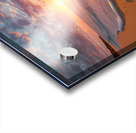 Golden Sunrise Beach – Stunning Ocean Waves and Yellow Sand Morning Scene Acrylic print