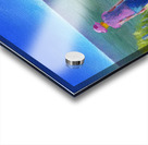 Together walking through the sand dunes Acrylic print