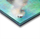 Fluffy longhair cat soft pastels painting Acrylic print