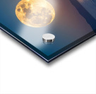 Golden Moonrise Over the Sea Acrylic print