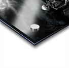 skeleton and girl cemetery Acrylic print