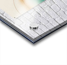 an abstract digital art piece with flowi 2aF26Cv8 Acrylic print