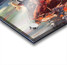 an impressionistic impasto oil painting  uMwomQ R Acrylic print