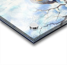 Robin in a winter landscape Acrylic print