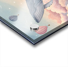 The Flying Whale in the Dawn Sky Acrylic print