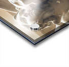 Marble Sculpture of Angel Embracing a Child Acrylic print