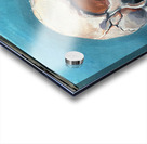 Skull on blue Acrylic print