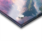 Dream Valley – Surreal Mountain Landscape Under a Magical Sky Acrylic print