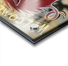 1950s Arkansas Razorback Painted in Window Acrylic print