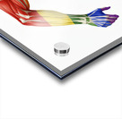 Pride in Motion — Rainbow Runner Anatomy Acrylic print