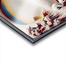  ALBINO 3D GATOR......VELVET ABSTRACT Acrylic print