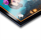 Baroque Beauty Valeriana Corvus Portrait Illustration Mesmerizing AI Concept Art by Xzendor7 Acrylic print