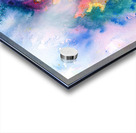 Oak leaves in autumn watercolor painting  Acrylic print