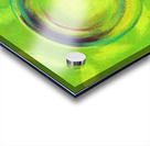 A cup of green tea acrylic painting Acrylic print