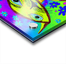 Abstract Colourful Cosmic Cat Acrylic print