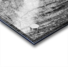 Vintage Concord One Room Schoolhouse Grayscale Acrylic print