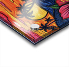 Hibiscus Flowers At Sunset Acrylic print