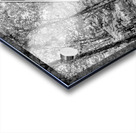 Old One Room Schoolhouse Concord Grayscale Acrylic print