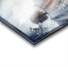 November walk watercolor painting  Acrylic print