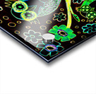 Abstract Vivid Owls Acrylic print