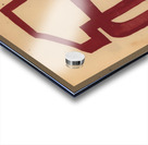 1970s Oklahoma Sooners Number 1 Art Acrylic print