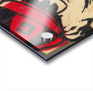 1950s Georgia Bulldog Decal Remix Art Acrylic print