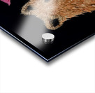 IMG 4223.grizzly bear  holding pink flower Acrylic print