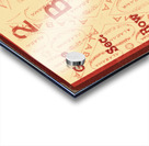 1936 Alabama Crimson Tide Football Ticket Remix Acrylic print