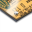 1947 LA Rams at Detroit Lions Ticket Art Acrylic print