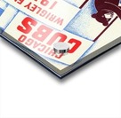 1938 Chicago Cubs Scorecard Art Acrylic print