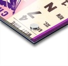 1954 Chattanooga vs. LSU Football Ticket Art Acrylic print