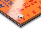 1966 Auburn vs. Kentucky Football Ticket Art Acrylic print